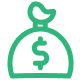 moneybags icon illustration