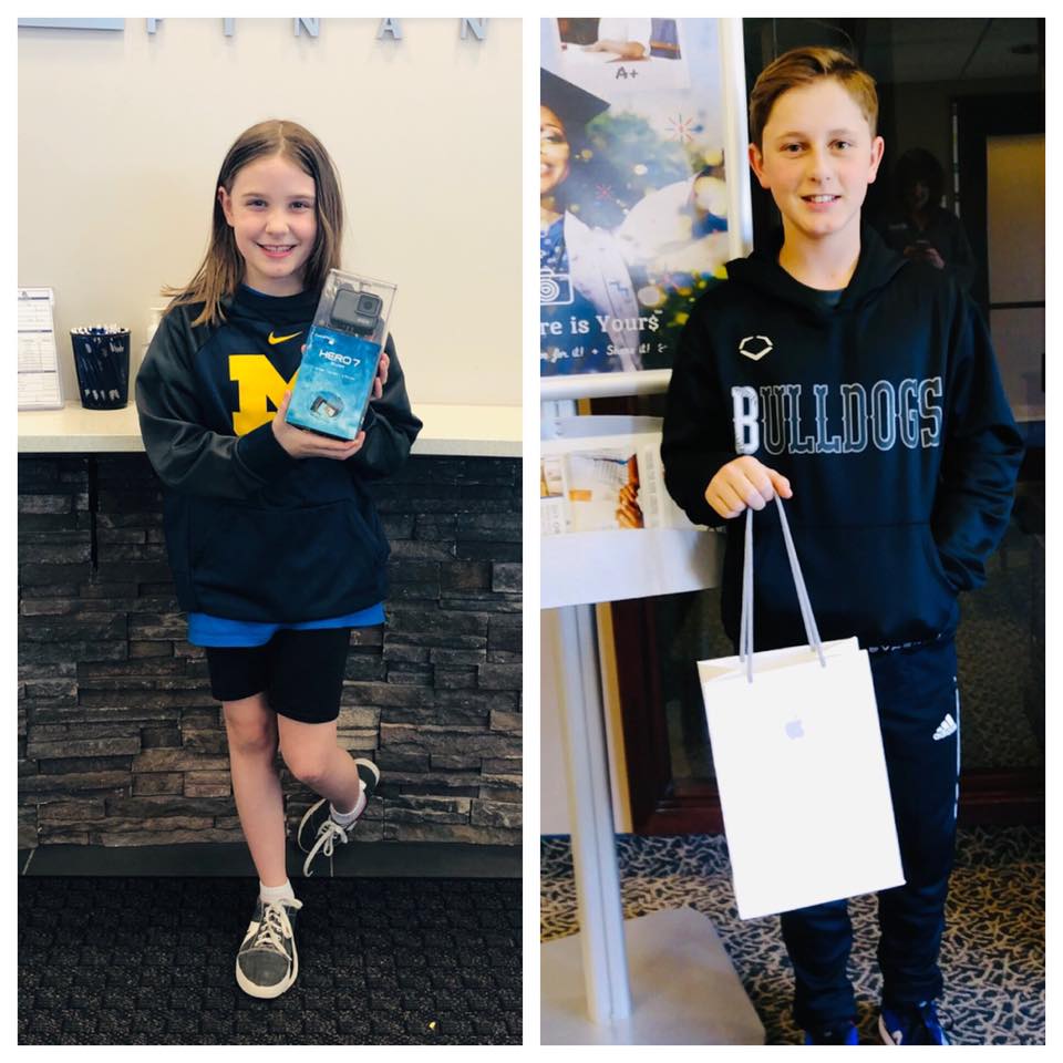winners for core youth giveaway