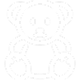 teddy icon illustration