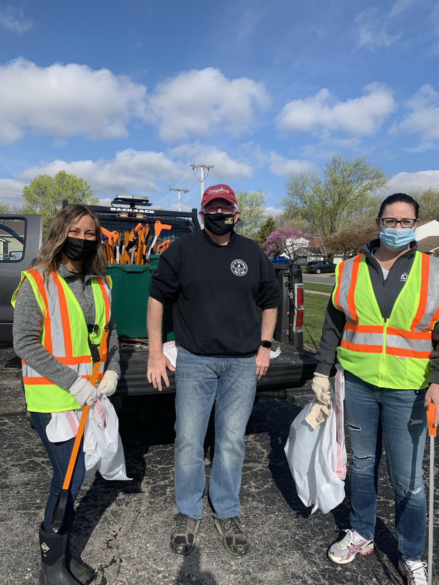 CCF staff helps clean parks