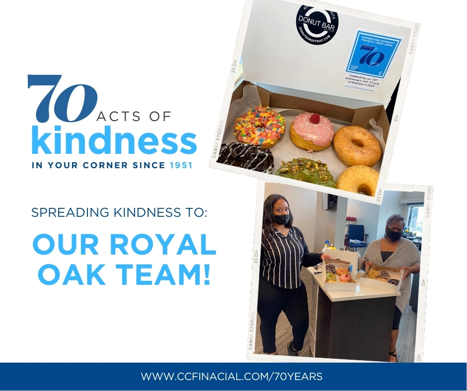 AOK - CCF's Royal Oak Team gets donuts