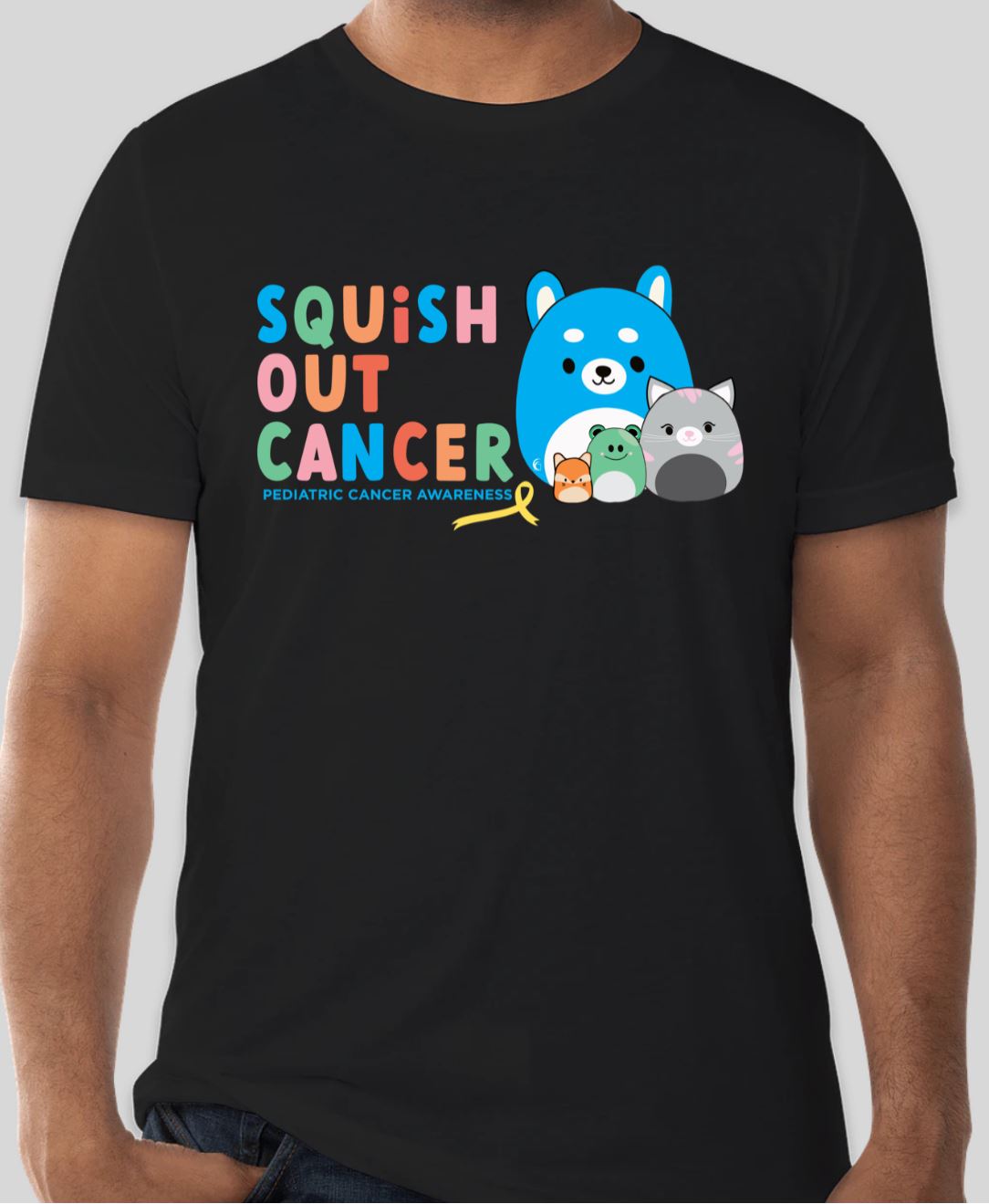 Squish Out Cancer T Shirt