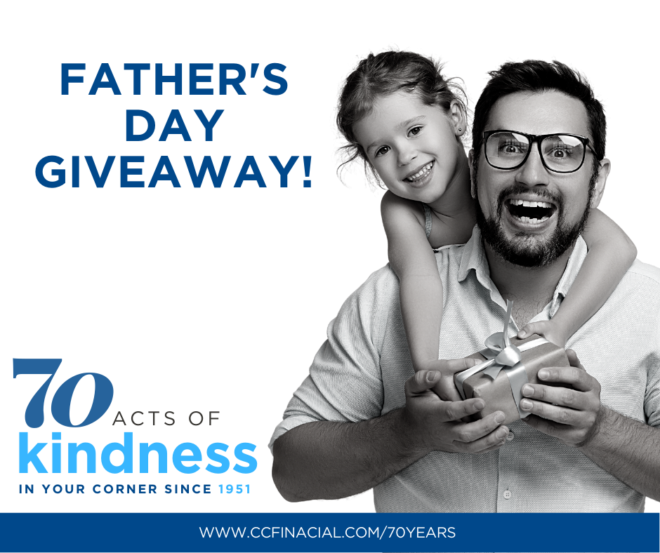 dad with daughter, father's day giveaway